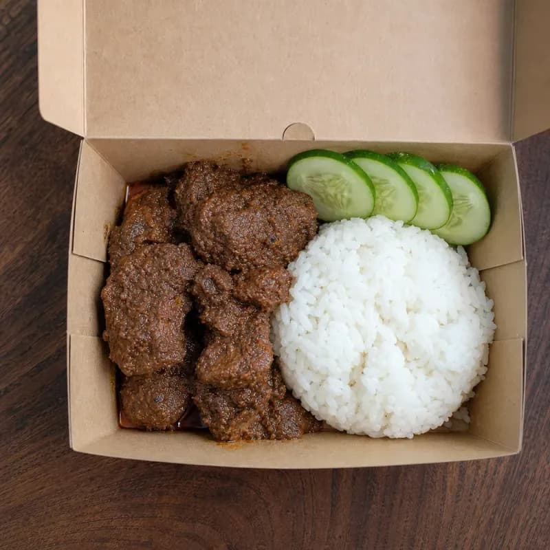 Nasi Box Rendang